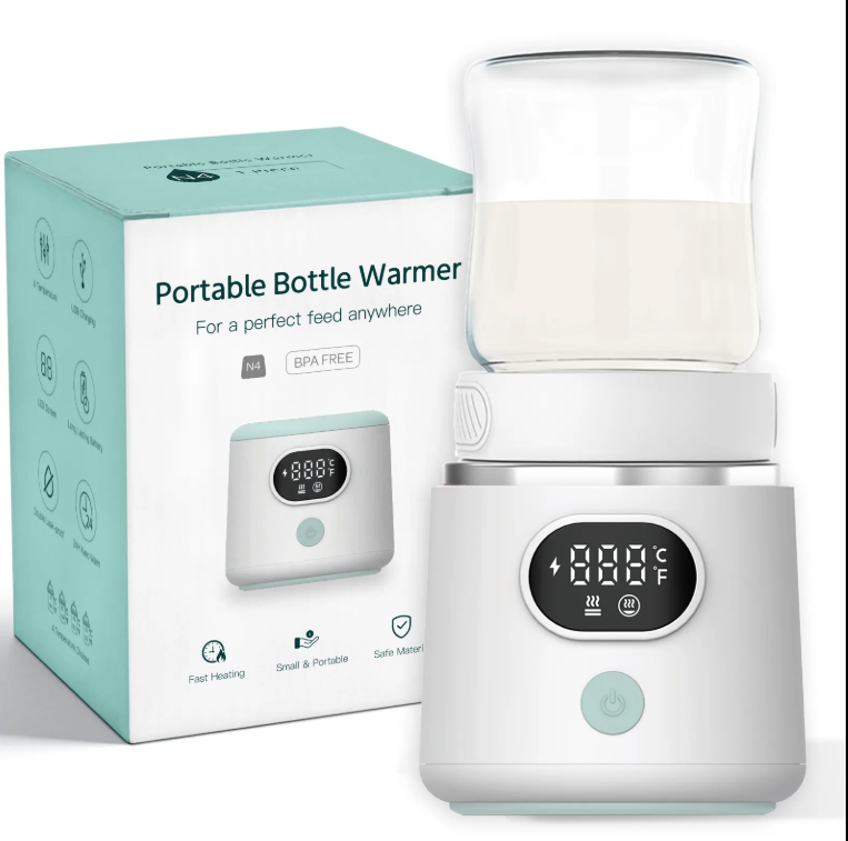 BabyReu - Rechargeable N4 Milk Warmer ABS Portable Breast Bottle Warmer