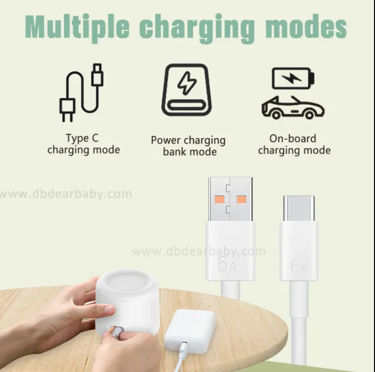 BabyReu - Rechargeable N4 Milk Warmer ABS Portable Breast Bottle Warmer